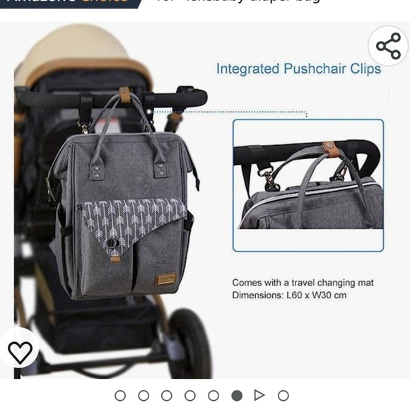 Baby Diaper Bag Backpack/ Baby Backpack - Picture 4 of 4